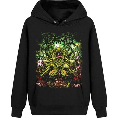 5 designs pollover Sweatshirt Ingested Rock black Nice Soft Warm hoodies punk heavy death metal sudadera fleece