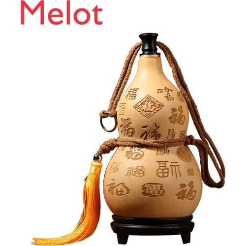 Wine Gourd Wine Water Large One Jin Natural Kettle Ancient Style Decoraive Hangings