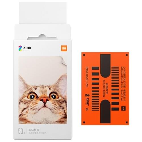 Xiaomi Mijia AR Printer 300dpi Portable Photo Mini Pocket with DIY Share 500mAh Picture Printer Pocket Printer Work with Mijia