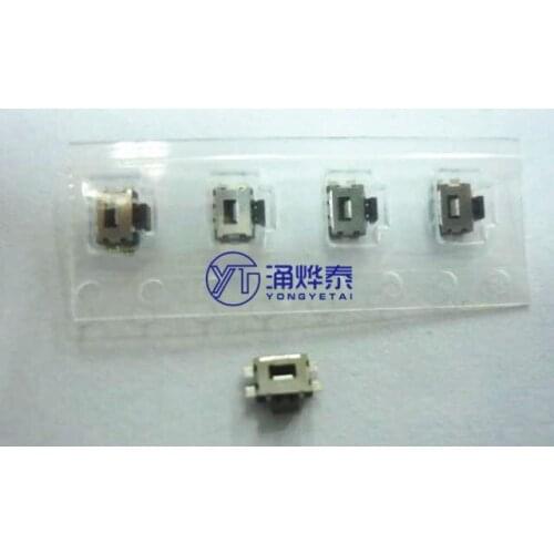 YYT 10PCS SMD touch SKSCLDE010 small tortoise button switch 4Pin with fixed point switch