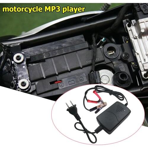 12V 1A Battery Trickle Charger Maintainer Automobile Exterior Repair Components for Car Motorcycle RV Truck ATV US