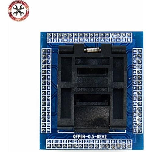 Factory Price QFP64 TQFP64 LQFP64 socket adapter IC test socket programmer qfp64 socket tqfp64 lqfp64