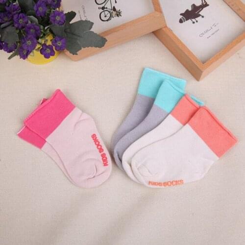 1 Pair Lytwtws Cotton Spring Autumn Children Warm Patchwork Boys Infant Kids Baby Girl Clothes Girls Kids Socks Gift