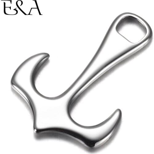 2pcs Stainless Steel Anchor Hook Clasp Mirror Polishing for DIY Bracelet Parts Connectors Charms Jewelry Making Accessories