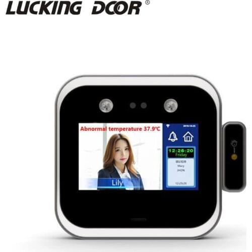 5.0" Touch screen Recognition Wrist Temperature Measurement Detector Face Password Biometric Intelligent Attendance Machine DS36