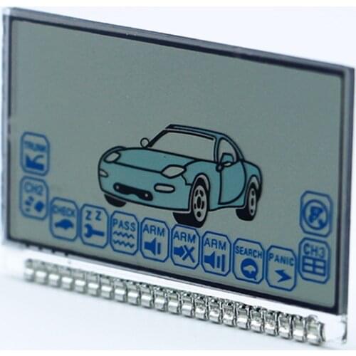 A6 LCD Display For Russian Version Two way Car Alarm System Starline A6 lcd Remote Control Keychain Key Chain Fob