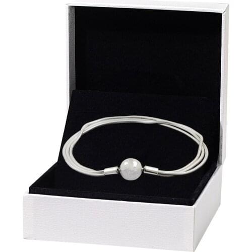 925 Sterling Silver Moments Multi Snake Chain Bracelets For Women Fit Charm Beads DIY Gift Spring Collection Fine Jewelry