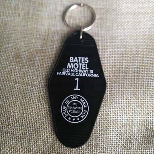 Bates motel keyring