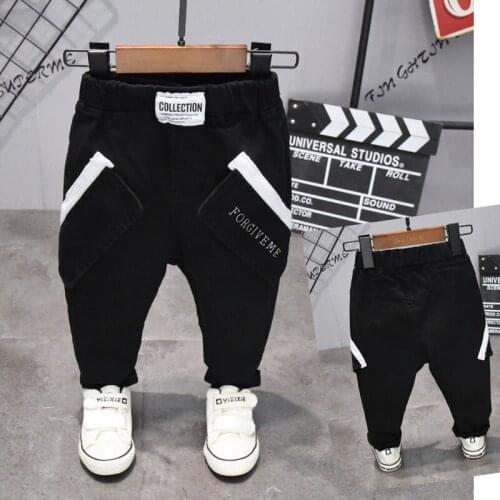 Childrens Pants Autumn 2020 New Baby Girls' Casual Pants Solid Color Kids Baby Boys' Sports Pants Toddler Clothing
