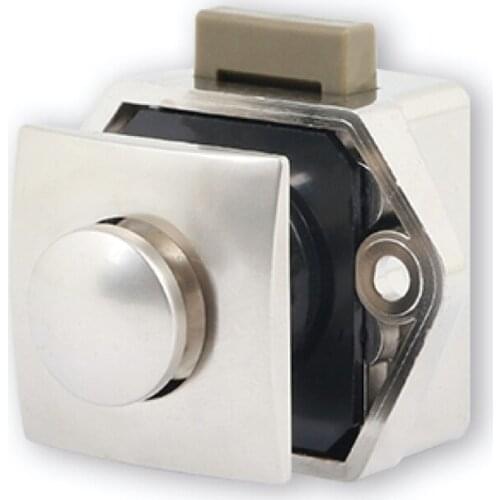 Diameter 20mm Camper Car Push Lock RV Caravan Boat Drawer Latch Button Locks For Furniture Hardware