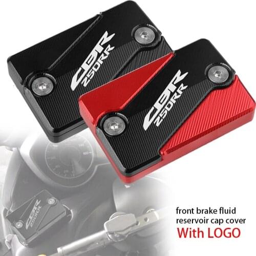 For HONDA CBR250RR CBR250R R CBR250 RR 2017 Motorcycle CNC Aluminum Front Brake Master Cylinder Fluid Reservoir Cover Oil Cap