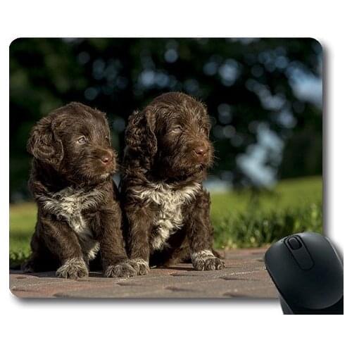 Lovely Pug Dog Gaming Mouse Pad,Mammal Nature Dog Grass Animal,dogs mouse mat