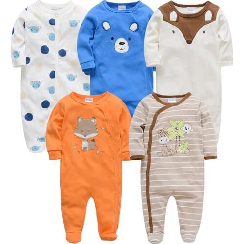 Kavkas Baby Girl Rompers Full Sleeve Autumn Winter 3m 6m 9m 12m Newborn Baby Boy Girl Jumpsuits macacao bebe