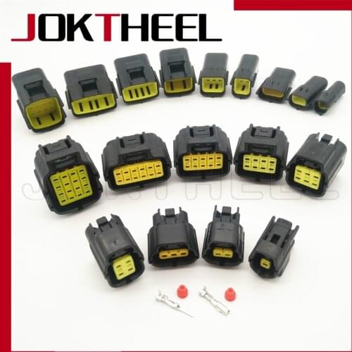 5 kit Denso Series 1/2/3/4/6/8/10/12/16 Pin way male female waterproof sealed auto eletrical wire oxygen sensor connector plug