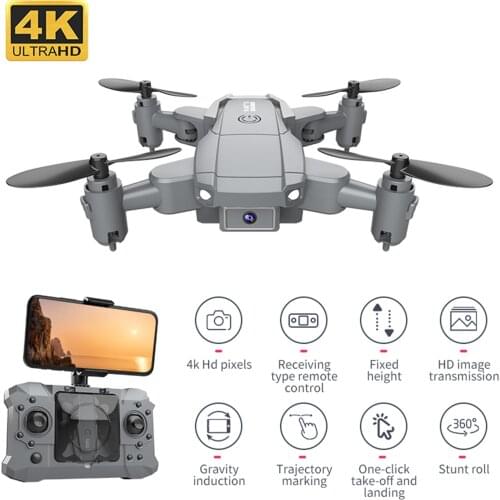 KY905 Mini RC Drone 4K Professional Camera HD Wifi Fpv Photography Wide Angle Foldable Quadcopter Fixed Height Dron Toys For Boy