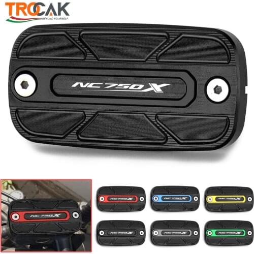 New For Honda NC 750X NC750 X NC750X 2012-2019 2018 2017 Motorcycle CNC Aluminum Front Brake Reservoir Fluid Tank Cover Oil Cap