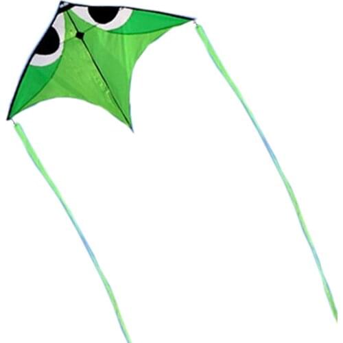 New High Quality Trangle Power Carbon Rod / Ripstop Nylon Kite With Handle And String Good Flying