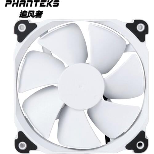 Phanteks Black ,White 4PIN PWM 12CM 14CM Fan,12V Radiator,Computer Fans ,Hydraulic Bearing Slient ,Chain Connect PH-F120MP/140MP