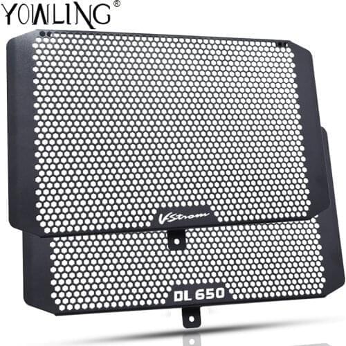 Motorcycle Engine Radiator Bezel Grille Guard Cover Protector Grill Oil Cooler Guard FOR SUZUKI V-STROM 650 GTA 650X 650XT DL650