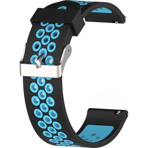 Newest 20mm 22mm Silicone Band for Samsung Galaxy Watch Active 2 Active 3 Gear S2 Watchband Bracelet Strap for Huami Amazfit bip