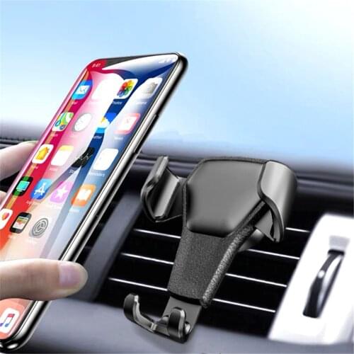 Universal Car Phone Holder Car Vent Mount Stand No Magnetic Mobile Holder Car Accessories For iPhone Smartphone Gravity Bracket