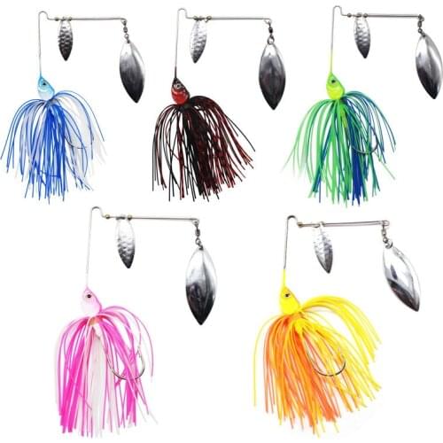 Rotating Spinner Fishing Lure 17g Spoon Sequins Metal Hard Bait Treble Hooks Wobblers Bass Pesca Tackle