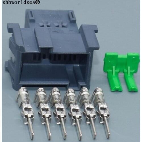 Worldgolden 6pin 3.5mm auto cable unsealed connector electric wiring plug connector 1-965641-3