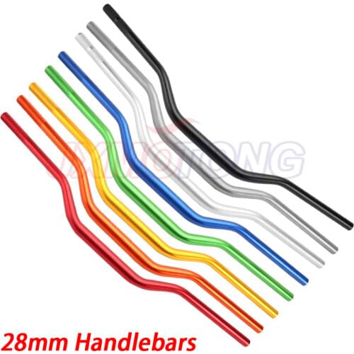 1 1/8 Fat Bars 28mm Handlebars for SX SXF EXC XC EXC-F EXCF Dirt Pit Bike MX Motocross Enduro Supermoto Off Road Motorcycle