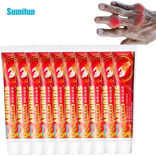 10Pcs Sumifun Anti Arthritis Pain Relief Ointment Tenosynovitis Care Sports Support Cream Hand Therapy Chinese Medicine Plaster