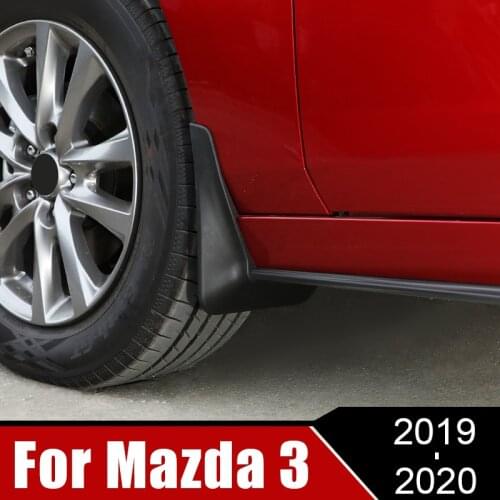 For Mazda 3 BP Axela 2019 2020 4Pcs Car Front Rear Mudguard Splash Guards Mud Flaps Fender Accessories