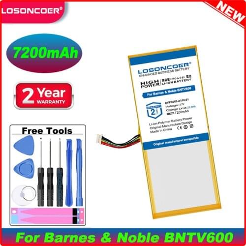 6800mAh Battery AVPB00, AVPB002-A110-01, BNTV600 For Barnes & Noble BNTV600, Nook HD+ Plus, NOOK HD+9, Ovation Batteries