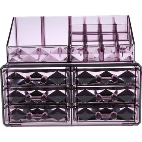 1Pcs Acrylic Cosmetic Storage Organizer Easily Organize Your Cosmetics And