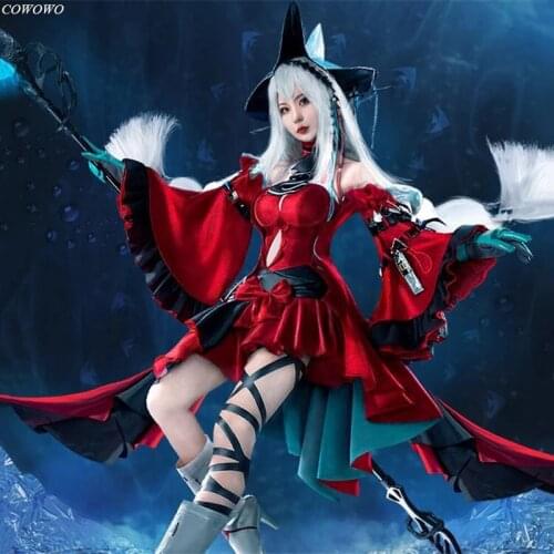 Anime! Arknights Skadi The Corrupting Heart Elegant Dress Uniform Cosplay Costume Halloween Party Role Play Clothing Women NEW