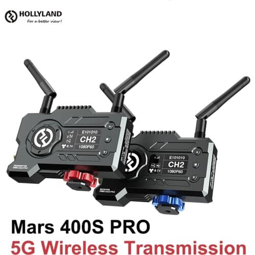 Hollyland Mars400s Pro 5G Wireless Video Transmission System HDMI+SDI 1080P HD Mars 400S Pro Wireless Image Transmitter Receiver
