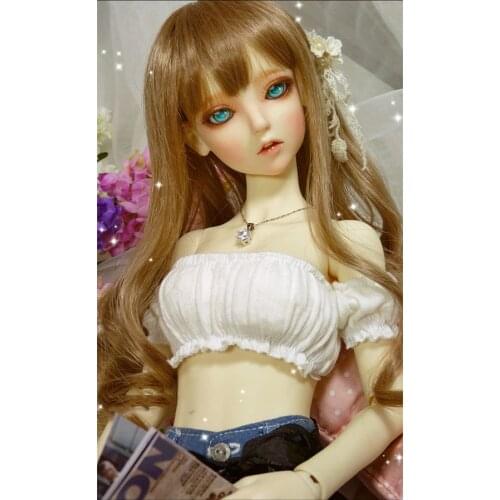BJD Doll clothes suitable for 1-3 3 female body general white strapless chest doll accessories