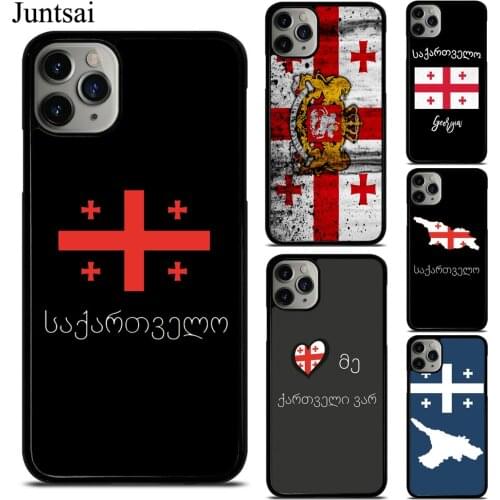 Georgia Flag Case For iphone 12 Mini 11 Pro Max X XR XS Max SE 2020 6s 7 8 Plus 5 Cover