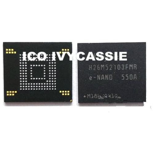 H26M52103FMR eMMC 16GB NAND flash memory IC chip BGA153 Used 100% Tested Good