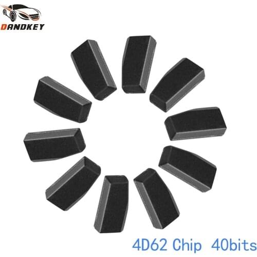 Dandkey 10X Immobilizer TP28 ID62 4D62 Chip 40 Bits Carbon For Subaru Forester Impreza Remote Car Key Transponder