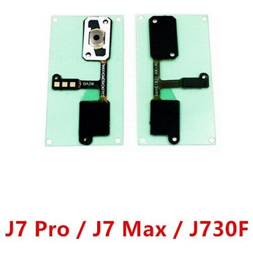 Home Button Flex Cable menu Return Key Replacement Parts FPC For Samsung Galaxy J7 Pro J730F J7 Max