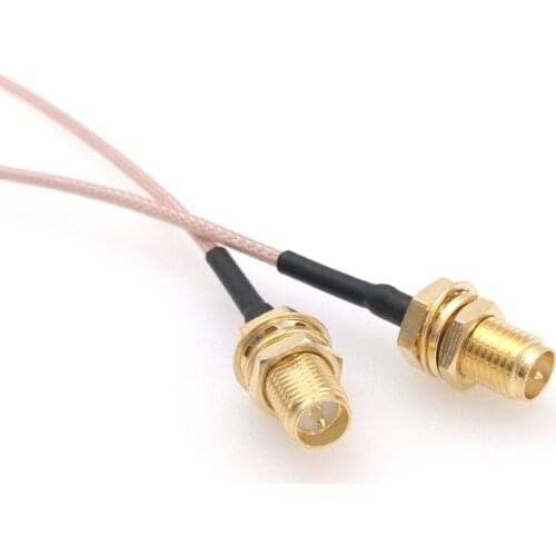 RP-SMA Female To uFL/u.FL/IPX/IPEX RF Coax Adapter Assembly RG178 Pigtail 8" 20cm 25cm 10cm 1pc