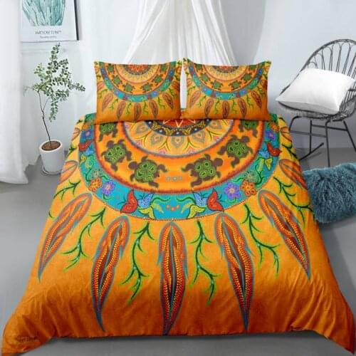 3D Bedding Set 3D Print Design Duvet Cover Sets King Queen Twin Size Dropshipping gife Bohemia Dream catcher