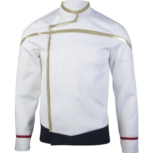 Star Lower Decks 2 Trek USS Cerritos Crew Dress Uniform Starfleet White Shirts Cosplay Costume ST Accessories Prop