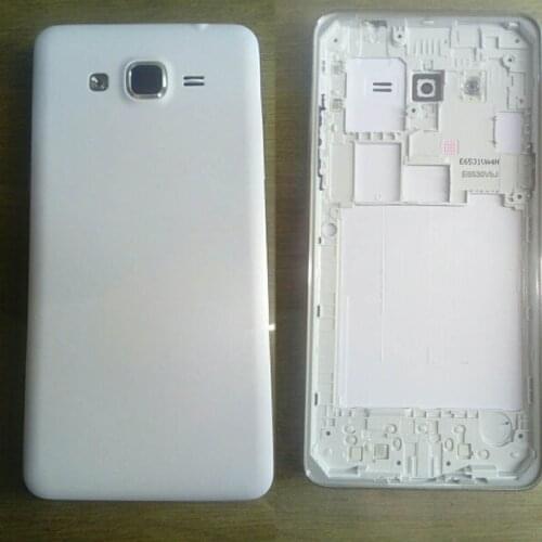 New G530 Battery Cover For Samsung Galaxy G530 G530H / G531 Back Cover Rear Plastic + Middle Frame Bezel Full Housing Case