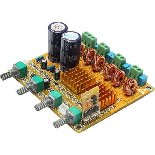 Professional Bluetooth 2.1 Digital Audio Amplifier Board Class D 3CH, High Performance, Durable Material