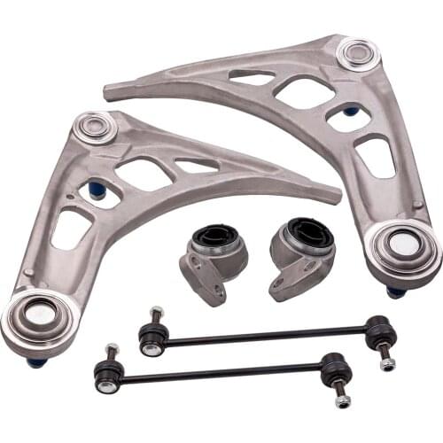 For BMW 3 SERIES E46 98-07 FRONT LOWER SUSPENSION WISHBONE CONTROL ARMS PAIR