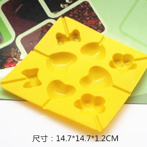 Silicone 8 hole Lollipop Shape Cake Mould chocolate mold Baking kitchen tools
