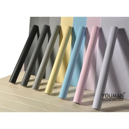 Modern matte kitchen cabinet furniture self-adhesive wall stickers furniture wall stickers PVC DIY decorative home wall stickers