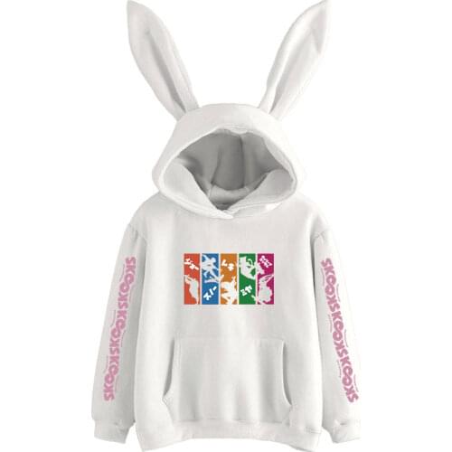 Janpanese Anime sk8 the infinity Rabbit Hoodie Women Girls Kpop Sweatshirts Kawaii streetwear graphic Japan reki cat