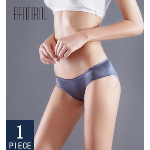 BANNIROU Sports Seamless Briefs Woman Underwear Seamless Female Panties Lingerie For Woman Underwear Wholesale 1 Pcs 2020