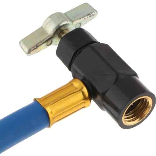 MagiDeal Universal Car R134a Recharge Measuring Hose Gauge Adapter